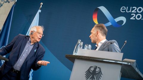 Josep Borrell, junto al ministro de Exteriores alem�n, Heiko Maas