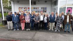 Miembros de la asociaci�n Santalla de Pena de Begonte