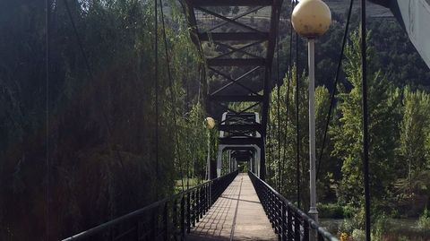 Pasarela de acceso a O Salgueiral en O Barco