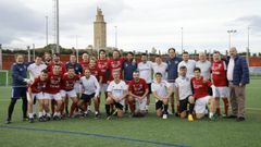 Un equipo del Colegio de Abogados se enfrent en los campos de la Torre a una seleccin de jueces que participaron en la asamblea de la Asociacin Judicial Francisco de Vitoria