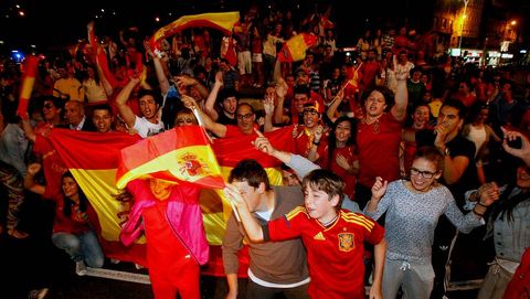 A Coru�a vibr� con la Eurocopa