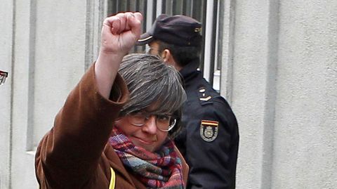 Mireia Boya en una reciente comparecencia ante el Tribunal Supremo