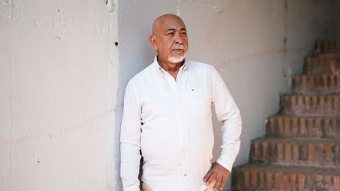 El escritor cubano Leonardo Padura (La Habana, 1955), retratado recientemente en Madrid.