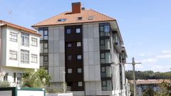 Imagen del edificio n�mero 9 de la r�a Berl�n, donde se encuentra el �ltimo narcopiso de la ciudad