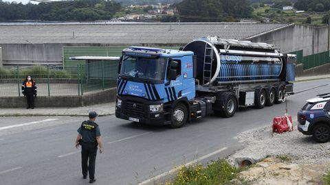 La Axega ha instalado un puesto de mando en la zona