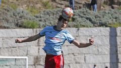 Aitor Ma�as, en su �poca de jugador del Juvenil A del Celta.