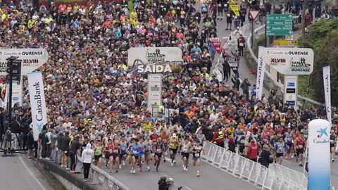Salida multitudinaria de la categor�a absoluta de la San Marti�o.