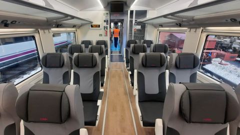 Nuevo interior de los Alvia. Clase turista