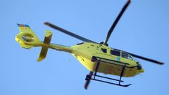 Helicptero H3 del 061 con base en el Clnico de Santiago.