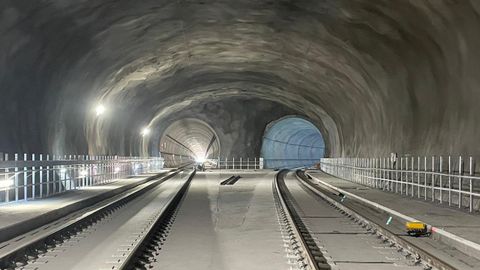 Imagen compartida por el ministro �scar Puente de uno de los t�neles
