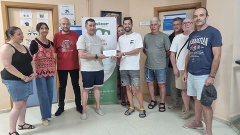 Entrega de la donacin.