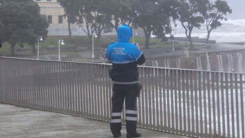 Temporal en Riazor.