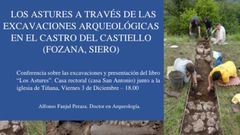 Conferencia del doctor en arqueolog�a Alfonso Fanjul sobre el castro de Castiello (Siero) y el libro Los Astures