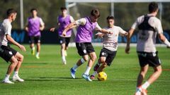 La �ltima sesi�n de la semana del Celta, en im�genes