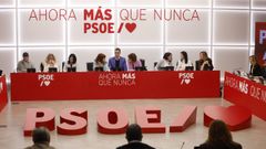 Reuni�n de la comisi�n ejecutiva federal del PSOE.