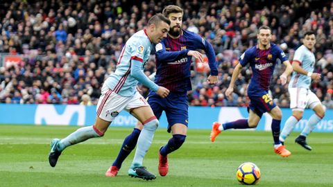 Barcelona-Celta (2-2) en Primera el 2 de diciembre del 2017.