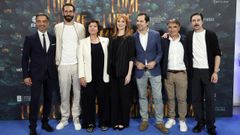 Os protagonistas da serie Lume, na sa preestrea en Vigo