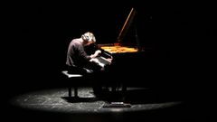 James Rhodes en el concierto que ofreci� en Vigo en julio del 2018