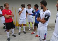 Los futbolistas del Club Lemos esperan que el problema de falta de cobro se solucione pronto. 