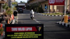 Foto de la sede de la polica provincial de Lombok, donde se registr el primer informe de la desaparicin. 