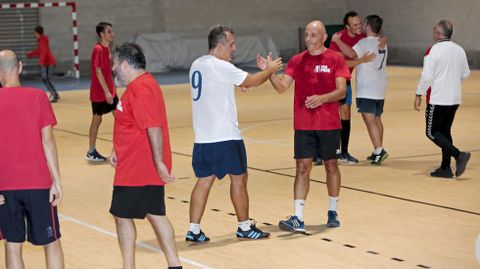 PARTIDO DE FUTBOL ENTRE EL PP Y EL PSOE DE PONTEVEDRA