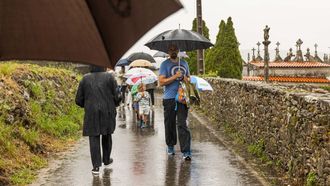 Jornada de lluvia el mi&eacute;rcoles en Ponteceso.