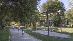 Imagen de archivo del parque Berce do Sar, en el entorno del parque empresarial de A Sionlla.