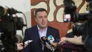 Gonz�lez Formoso compareci� ante la prensa tras reunirse con el alcalde de Vigo y la presidenta de la Diputaci�n de Pontevedra, entre otros