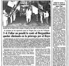 Cr�nica de La Voz de Galicia del viernes 6 de noviembre de 1987.