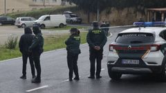 Imagen de archivo de agentes de la Guardia Civil en un operativo en Arteixo