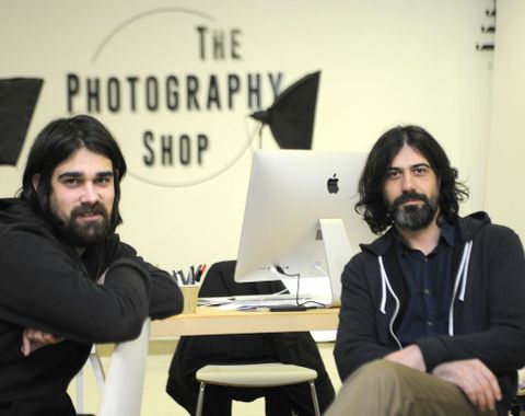 Fernando Garc�a y Anxo �lvarez, promotores de la iniciativa solidaria. 