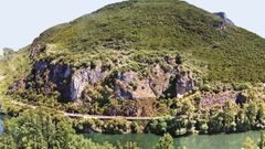 La ladera de A Barosa, entre Quereo y Covas, en la comarca de Valdeorras
