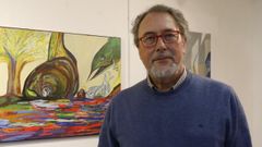 Manuel Nietto, uno de los artistas que exhibe obra