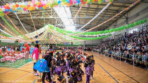 El pabelln del Liceo La Paz se convirti este carnaval en una gran carpa de circo
