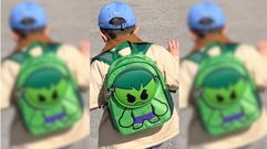 Imagen de la mochila que se perdi� en el parque de Campo Castelo