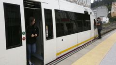 Parada del tren en Viveiro