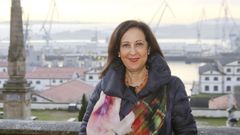 Robles, durante la visita a la ciudad en enero del 2019