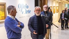 Un momento de la inauguraci�n de la muestra.