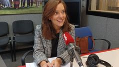 La alcaldesa, In�s Rey, en el espacio �Cita en Mar�a Pita� del programa �Voces de A Coru�a� de Radio Voz