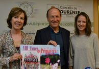 El concejal Mario Guede (centro) present� el torneo. 