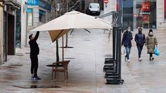 Pocos ourensanos decidieron pasar el A�o Nuevo en la calle