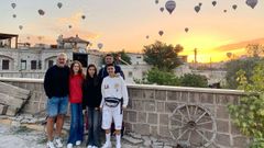Miembros de la delegaci�n del colegio San Jos� (Ourense) en la visita que hicieron a la Capadocia (Turqu�a)