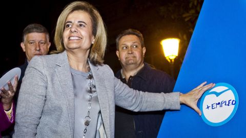 F�tima B��ez en la apertura de campa�a en Huelva