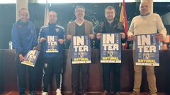 Presentaci�n del Internatural 2022 en Outes, con �lex Vidal, Pablo Carou, Manuel Gonz�lez, Juan Carlos Eiriz y Daniel Rodr�guez.