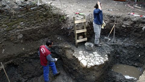La excavacin realizada en el barrio de O Carme en el ao 2005