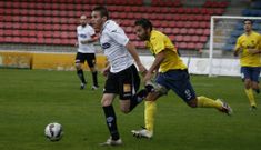 La formaci�n albinegra no fue capaz de aprovechar sus intentonas en la vanguardia. 