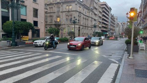 El cruce con la calle Pontevedra se ha despejado 