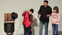 El Mago David M�ndez act�a en Castro de Rei