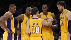 Nash, en uno de sus �ltimos partidos con los Lakers