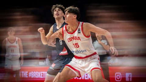 Diego Niebla, jugador ferrolano y de la selecci&oacute;n espa&ntilde;ola sub -18